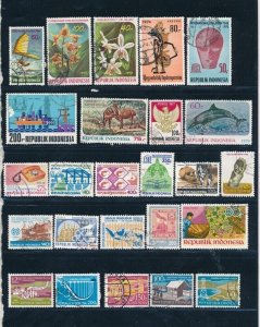 D388290 Indonesia Nice selection of VFU Used stamps