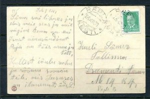 Estonia/Estland Postal card Used cancel 24/XII/1928 Single Usage  9476