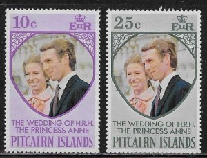 Pitcairn Islands Scott #'s 135 - 136 MH
