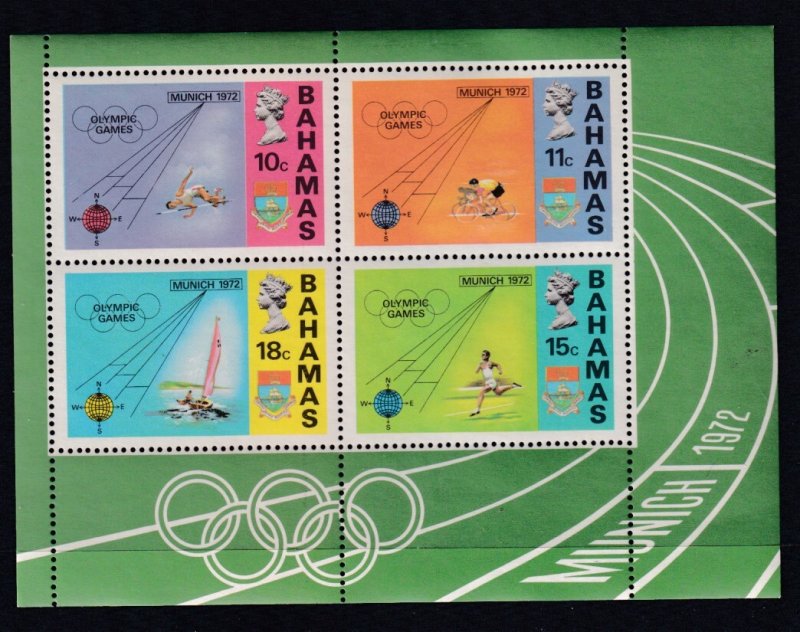 Bahamas 338a Summer Olympics Souvenir Sheet MNH VF