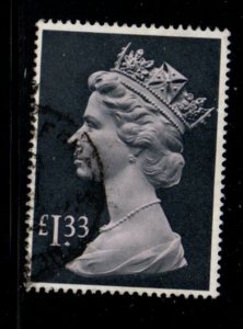 Great Britain Sc MH171 1984  £1.33 QE II Machin Head stamp used