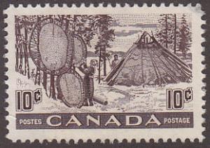 Canada 301 Drying Animal Hides 1950