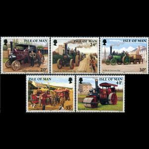 ISLE OF MAN 1995 - Scott# 628-32 Steam Vehicles Set of 5 NH