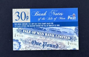 Isle of Man: 2008  Bank Notes of the Isle of Man, Booklet, MNH