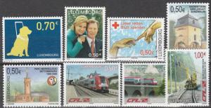 Luxembourg #1176-7, 1179-84  MNH CV $11.90 (A9035)