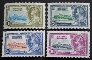 North Rhodesia 1935 GV Silver Jubilee set SG  18/21 mint