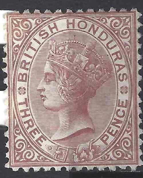 British Honduras 1872 SC 5 Mint SCV$ 180.00