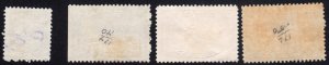 Canada 173-174-175-176 Quebec Harvesting Wheat Mt Edith Cavell used stamps