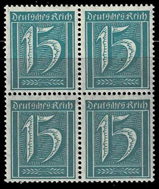 Germany 1921, Scott#139 MNH in Block of 4