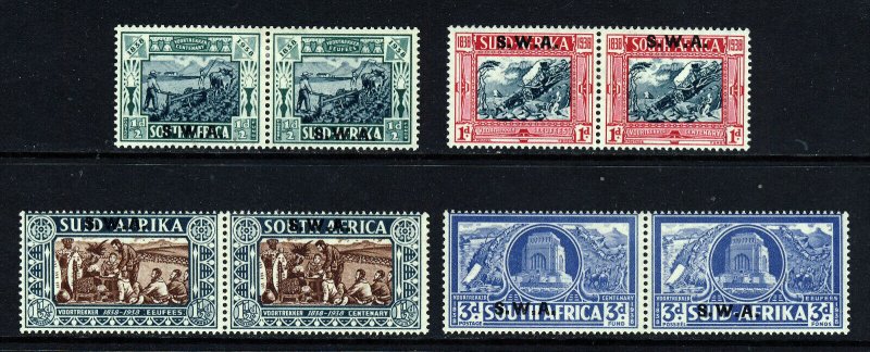 SOUTH WEST AFRICA KG VI 1938 Voortrekker Memorial Set SG 105 to SG 108 MINT
