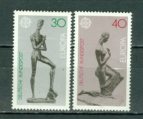 GERMANY   1974 EUROPA #1141-1142 SET MNH