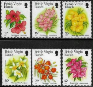 Virgin Is #934-9 MNH Set - Flowering Plants and Trees