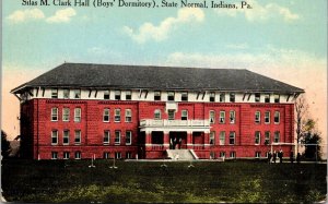 Vintage PPC - Silas M. Clark Hall, State Normal, Indiana, PA - F18831