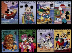 Antigua 1766-73 MNH Disney, Dog, Boat, Rickshaw, Costumes