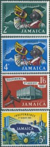 Jamaica 1962 SG193-196 Independence set MLH