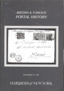 HR Harmer: Sale # 2800  -  British & Foreign Postal Histo...