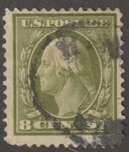 USA, Scott#380,  used, hinged,  8 cents,