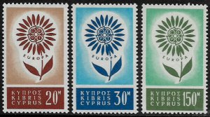 Cyprus #244-6 MNH Set - Europa