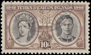 1948 Turks & Caicos Islands #94-100, Complete Set(7), Used