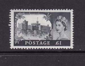 Great Britain 1958 QEII SG 539a De La Rue printing MH - rare