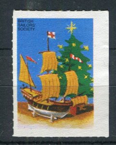 BRITAIN; 1960s early Sailors Society Mint Local Special stamp