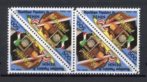 BENIN 1983 Riccione '83. Stamp Show (1v Cpt, B/4) MNH CV$26