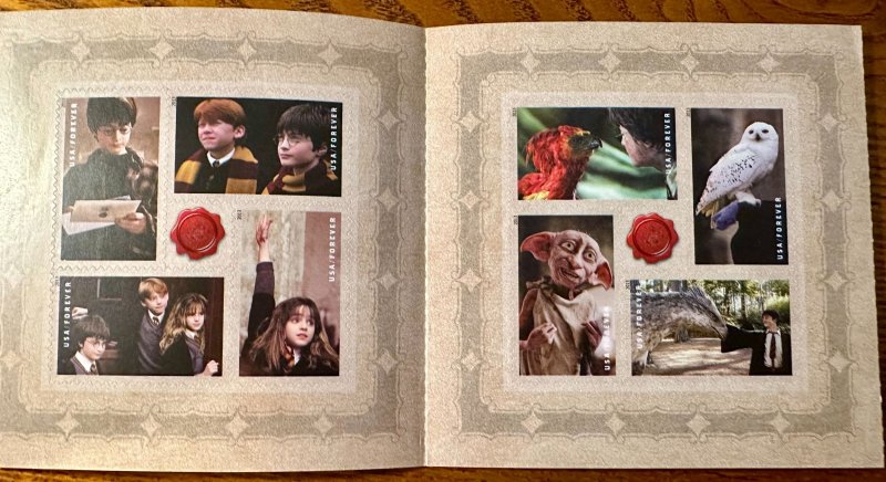 US # 4825-4844 BK 307 Complete Harry Potter booklet 20 forever stamps 2013 MNH