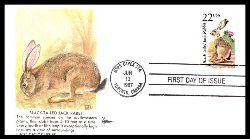 #2286-2335 American Wildlife SET-GILLCRAFT  CACHETS CXL 2 SET of 50 Covers