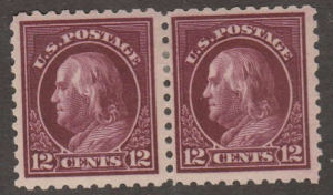 U.S. Scott #435 Franklin Stamp - Mint Pair