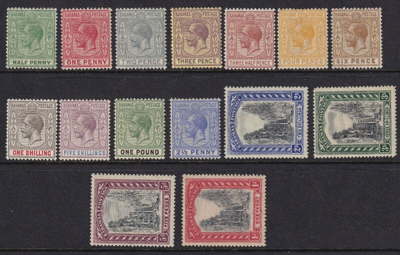 Bahamas 1921-1934 SC 70-84 Mint SCV $398.20 Set