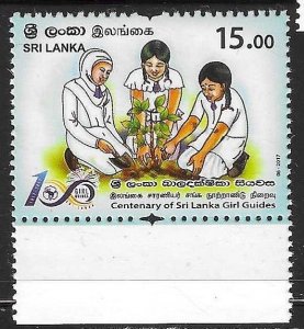 Sri Lanka 2017 Girl Guides Centenary MNH A3534