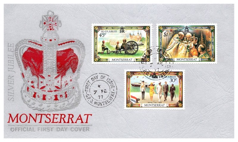 Montserrat, Worldwide First Day Cover, Royalty