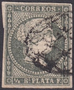 Cuba 1856 Sc 9b used