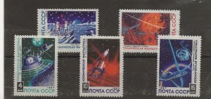 Russia 1967 Space Fantasies  set of 5  sg.3468-72   MNH