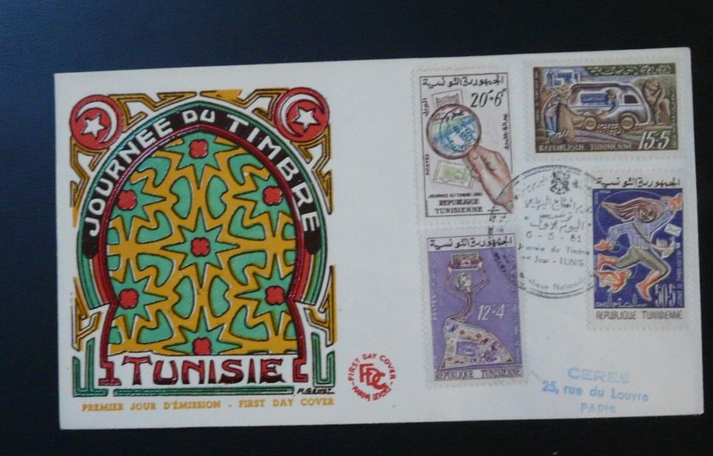 stamp day 1961 FDC Tunisia