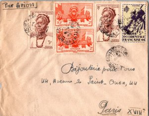 French West Africa 2F Bamako Fountain, French Sudan (2), 3F Peul Woman of Die...