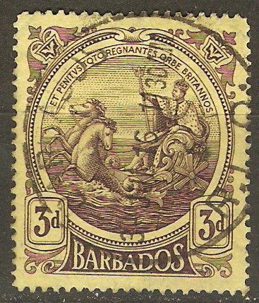 Barbados 132 SG 191 SON Cds VF 1916 SCV $11.00