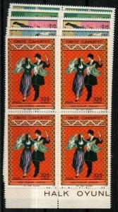 Turkey Scott 2009-13 Mint NH blocks [TH446]