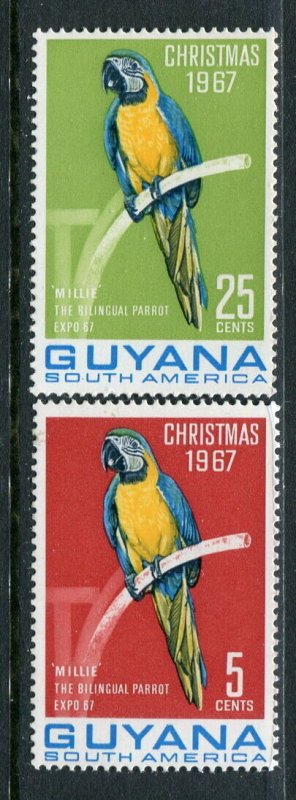 Guyana MNH 34-5 Christmas Birds 1967