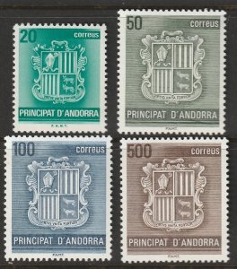 Andorra Spanish 1988 Sc 192-8 set MNH**