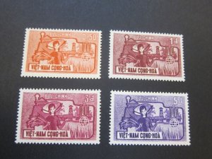 Vietnam 1963 Sc 207-10 set MNH