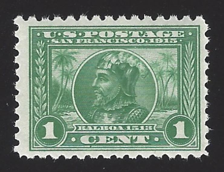 US #401 1914-15 Green Wmk 190 Perf 10 MNH F-VF Scv $60