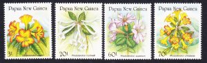 Papua NG Rhododendrons 4v 1989 MNH SC#603-606 SG#585-588