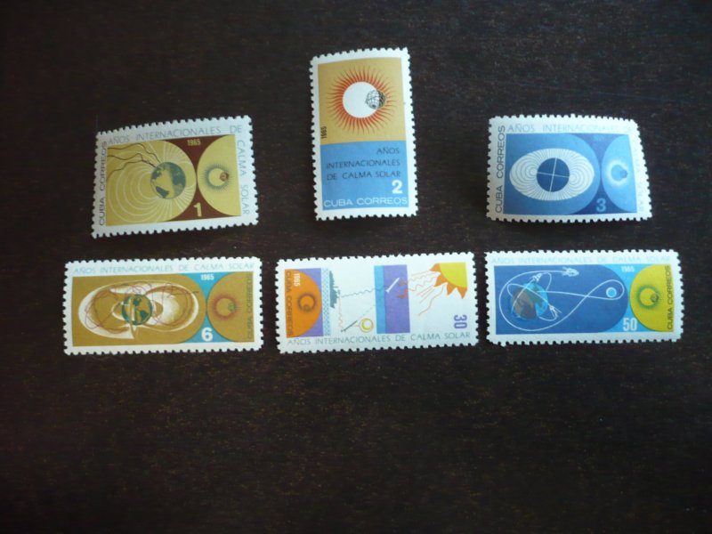 Stamps - Cuba - Scott# 958-963 - Mint Hinged Set of 6 Stamps