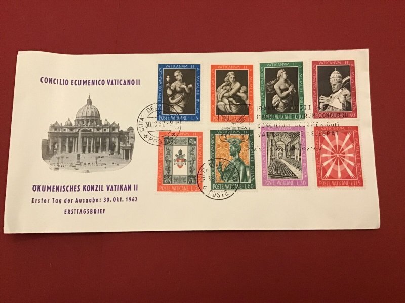 Vatican 1962 Concilio Ecuménico Vaticano II  Postal Cover R42360 