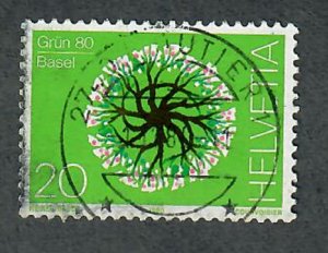 Switzerland 681 used single