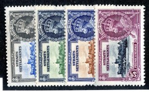 1935 Straits Settlements Sc #213/16 mnh** cv. $25 ( 590 JUB )