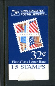 SCOTT  BK226A  FLAG OVER PORCH  32¢  (2920f)  BOOKLET OF 15  MNH