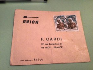 Republique Du Dahomey  to France Airmail stamps Cover Ref 51464 