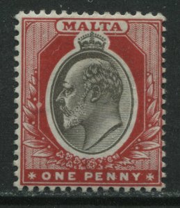 Malta KEVII 1903 1d mint o.g. hinged